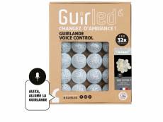 Guirlande boule lumineuse 32 led voice control - diamant