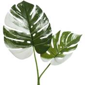 Iperbriko - Fleur verte artificielle en polyester avec