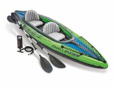 Kit kayak gonflable 2 places challenger k2 avec rames