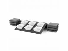 Kit présentoir buffet cubic® avec 6 bols carrés