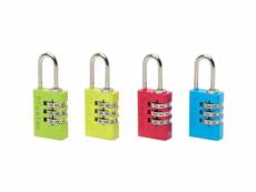 Master lock - cadenas aluminium couleur à combinaison