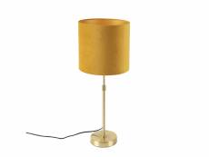 Qazqa led lampes de table parte - jaune - rustique