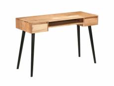 Table à écrire bois d'acacia massif 118 x 45 x 76