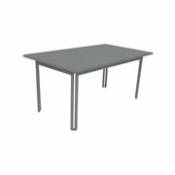 Table rectangulaire Costa / 160 x 80 cm - Fermob gris en métal