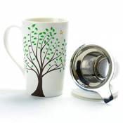 Tasse à thé en céramique (510 ml) avec infuseur