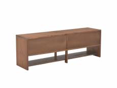 Vidaxl meuble tv avec 4 tiroirs 120 x 30 x 40 cm bois massif de sapin 247621