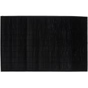 5five - tapis 120x70cm bambou latté noir - Noir