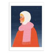 Affiche 50x70 cm - Winter Walk Portrait - Julia Leister