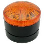 Balise clignotante à LED Orange RS PRO, 12 V c.a./c.c.,