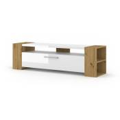Bim Furniture - Meuble tv livia 160 cm chêne artisan