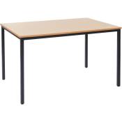 Bureau Braila, table de conférence / seminaire, 120x80cm aspect hêtre - brown