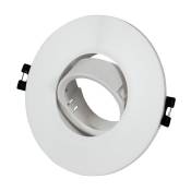 Collerette ronde orientable pour spot GU10 / MR16 Ø110mm
