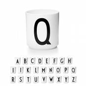 Design Letters Tasse Personnalisée en blanc porcelaine