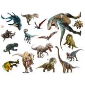 Dinosaures Autocollants Stickers muraux Enfant Chambre Multicolore Pépinière(style 2)