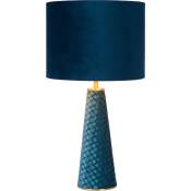 Lampe de table - 1xE27 - Turquoise - Lucide EXTRAVAGANZA VELVET