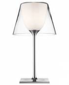 Lampe de table K tribe T1 Glass H 56 cm - Version verre - Flos transparent en métal