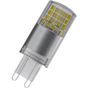 LED CEE: E (A - G) OSRAM PIN 40 3.8 W/4000K G9 4058075432420 G9 Puissance: 4.2 W blanc froid 5 kWh/1000h