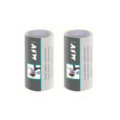 MSV - Lot de 2 recharges adhesives 100m Transparent