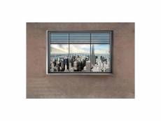 Papier peint - new york window 150x105 cm