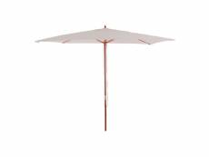 Parasol en bois, parasol de jardin florida, parasol de marché, 3m ~ crème