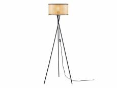 Paris prix - lampadaire trépied design "livingston" 140cm noir