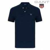 Polo ou Tee-Shirt tout Coton Gant US® Polo - Bleu XXL