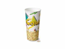 Pot pop-corn en carton 700 ml - sdg - lot de 1000 - - carton biodégradable0.7