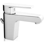 Robinet de lavabo chromé mitigeur avec raccords flexibles mamoli logos r2420 - Salone