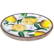 Signes Grimalt - Plat de cuisine Boîtes de citrons de plaque et plateaux multicolores 23x23x3cm 16585 - multicolour
