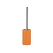 Spirella - Brosse Wc avec support Céramique tube Orange Orange