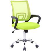 Svita - Chaise de bureau Enfants Adolescents Chaise pivotante Tissu Chaise de bureau vert