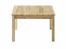 Table basse en bois de chêne sauvage huilé - longueur 70 x hauteur 45 x profondeur 70 cm