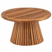 Table basse extérieur en bois d'acacia 70cm