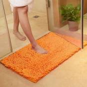 Tapis de sol tapis de porte maison entrée chambre salle de bain salle de bain antidérapant absorbant salon bureau tapis orange 5080.