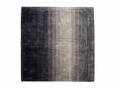 Tapis gris-noir 200 x 200 cm ercis 106951