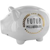 The Concept Factory - Tirelire cochon xxl Futur milliardaire