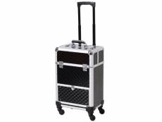 Valise trolley maquillage mallette cosmétique vanity