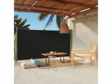 Vidaxl auvent latéral rétractable de patio 160x300 cm noir