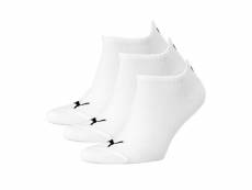 Chaussettes chic socquettes de sport puma sneaker (3 paires) blanc