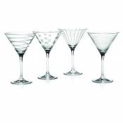 Creative Tops Mikasa Cheers cristal verres à Martini-Lot