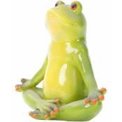 Frog Statue Resin Small 3D Figure with Toilet Desktop