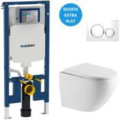 Geberit - Pack wc Bati-support UP720 extra-plat + wc