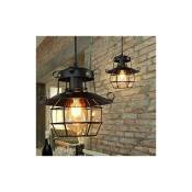 Gojoy - Luminaire industriel, lampes suspendues de ferme vintage rétro, lampe suspendue créative vintage pour bar de couloir de salle à manger d'îlot