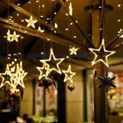Guirlande lumineuse led 12 étoiles Sapin de Noël