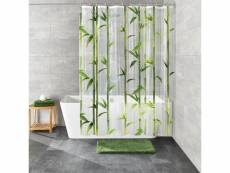 Kleine wolke rideau de douche bamboo 180x200 cm vert