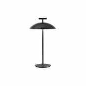 Lampe sans fil Mini Geen-A OUTDOOR / Acier - H 36 cm - Kartell noir en métal