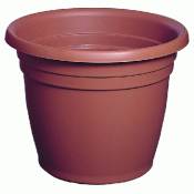 Pot rond pour fleurs et plantes 45 x h 34 cm en polypropyle'ne