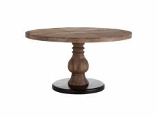 Table ronde baroque 140cm en manguier munst