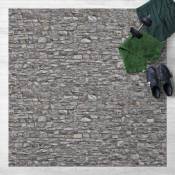 Tapis en vinyle - Natural Stone Wallpaper Old Stone