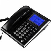 Téléphone Liuyu · Maison de Vie Mode Caller ID Fixe Bureau Ménage Fixe (Color : Blue)